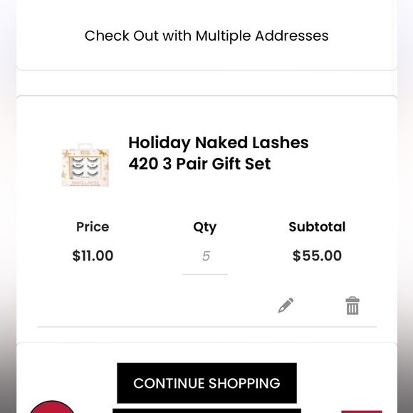 x5 HOLIDAY FAUXMINK 817 3 PAIR GIFT SET - Picture 10 of 10